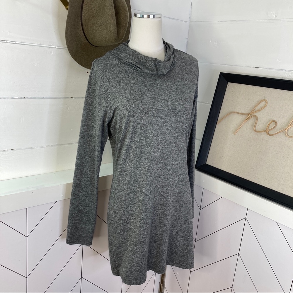 The North Face Flashdry Gray Hoodie Dress/Tunic